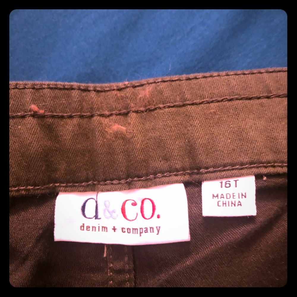 Olive Green 16T pants stretchy and new